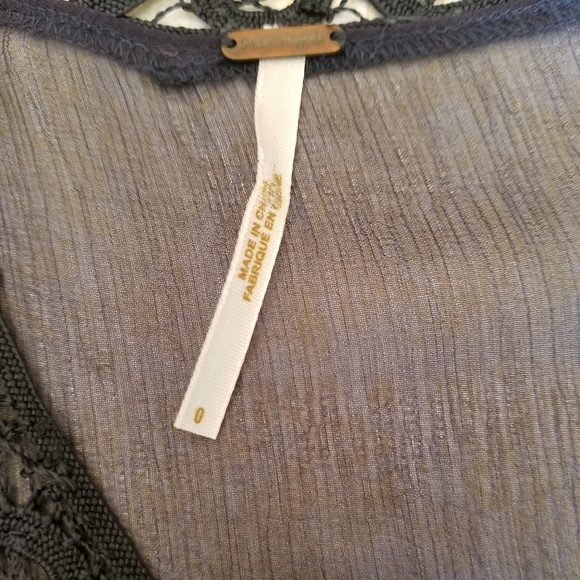 🚫SOLD🚫Free People Silk Butterfly Sleeve Dress - Picture 7 of 8